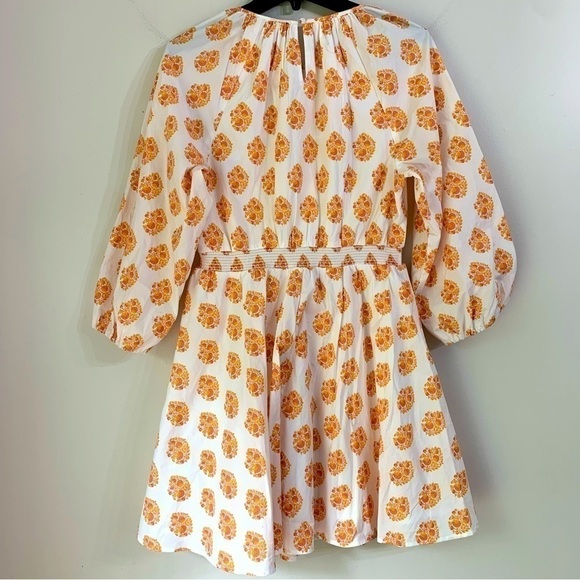 NEW J Crew Dress Floral Medallion
Smocked Cottagecore Boho Spring
Summer White - Picture 6 of 15